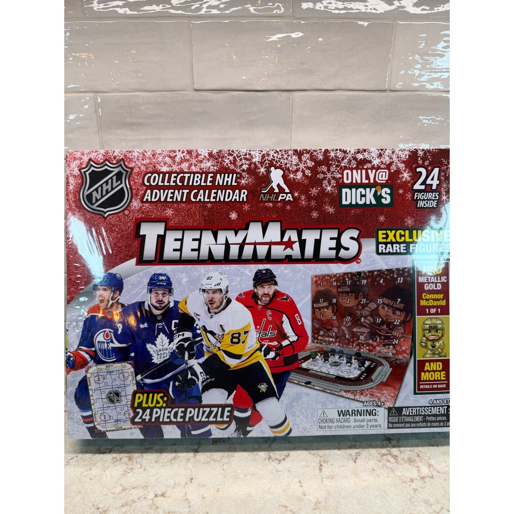NHL TeenyMates Collectible Advent Calendar 24 Figures Dicks Exclusive New